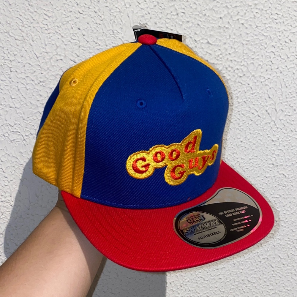 Good Guy hat  - Blue, Yellow, and Red . NEW